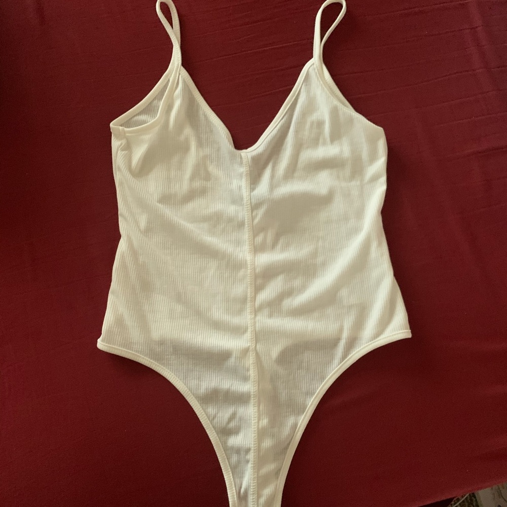 AE Studio Cream Bodysuit